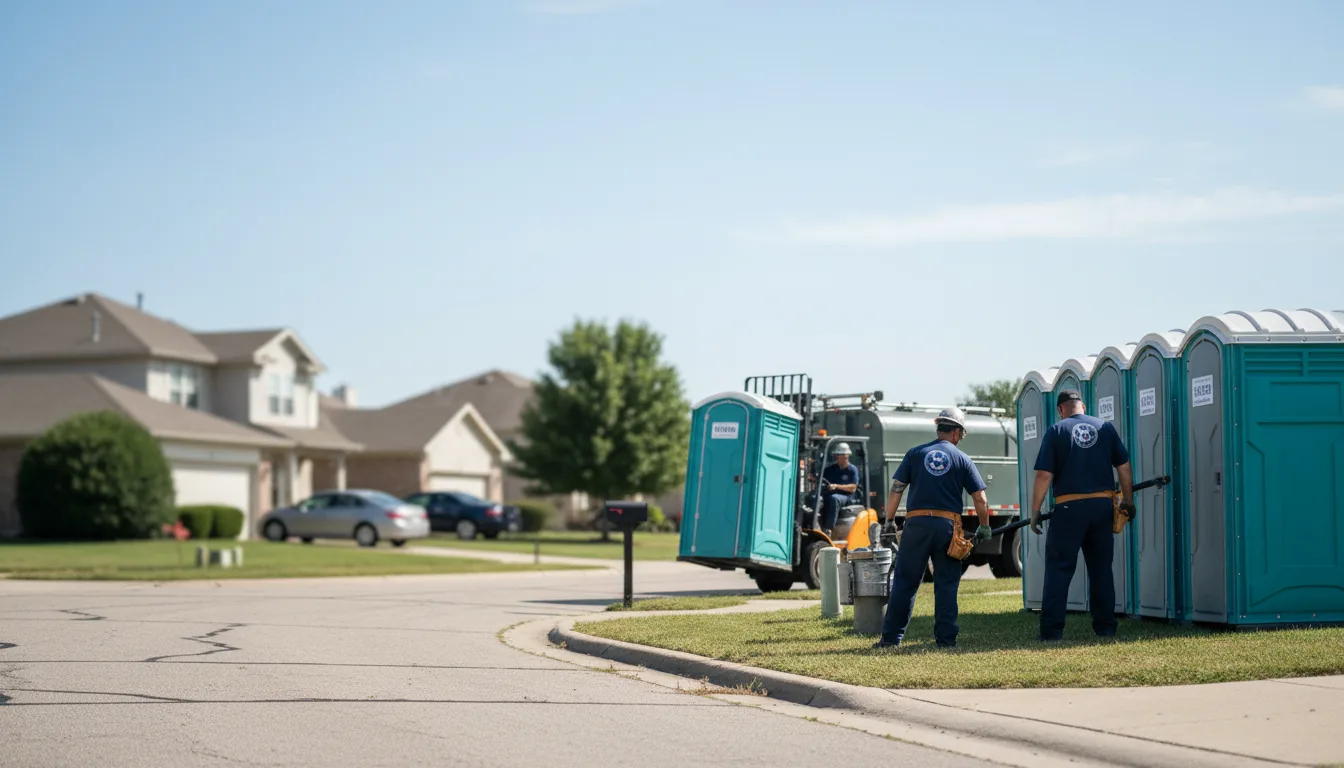 Porta Potty Rental in Commerce, TX near me